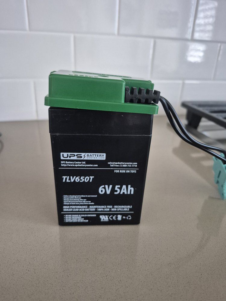 New 6 v battery for kids ride on toys