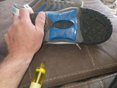 Soap grinding shoes