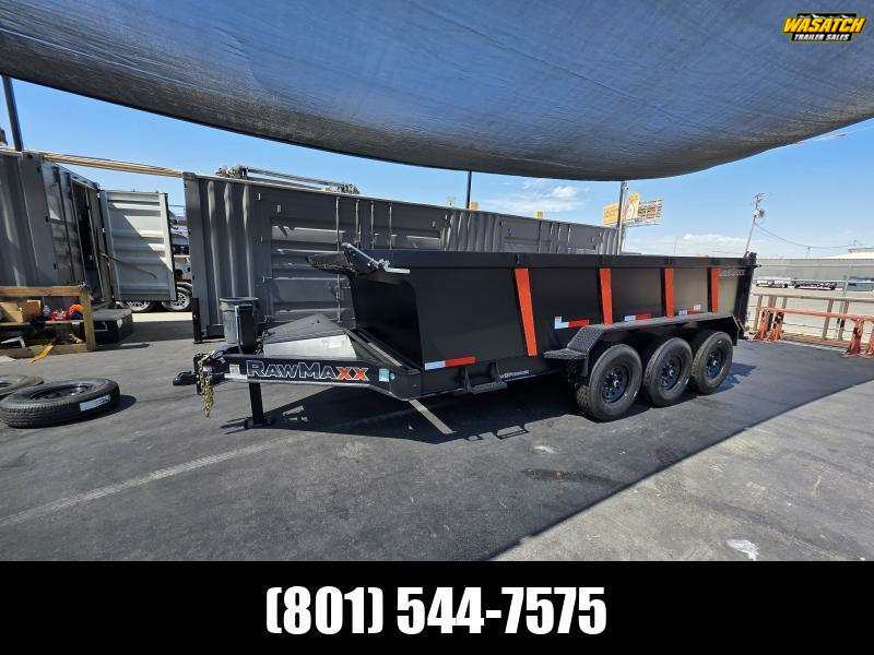 2026 RawMaxx 16' LPX Triple 21K Dump Trailer