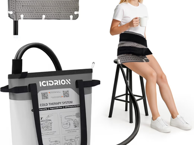 Cold Therapy Machine, Programmable Ice Machine for Hip After Surgery, Portable Hip Replacement Recovery System w/Compression Pad