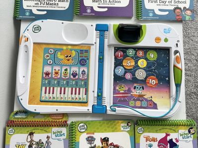 Kids LeapStart 3D Bundle – Console + 6 Books (Great Condition!)
