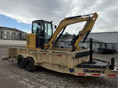CAT 304 + DUMP TRAILER COMBO FOR RENT. 40 Class Combo, Heavy Duty Dump Trailer