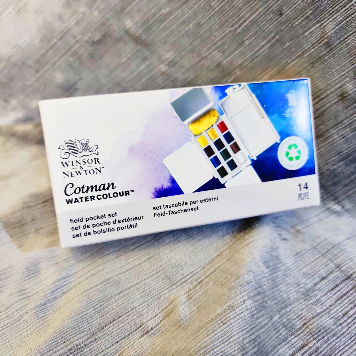 WINSOR & NEWTON COTMAN WATERCOLOR ART PAINTS SET