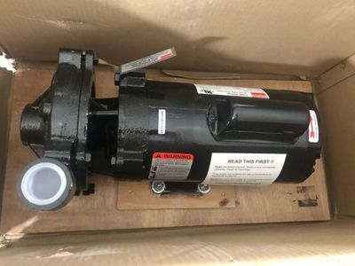 Dayton 55JJ70A Cast Iron Centrifugal Pump 1 HP 115/230V 3450 RPM Single Phase - New in Box