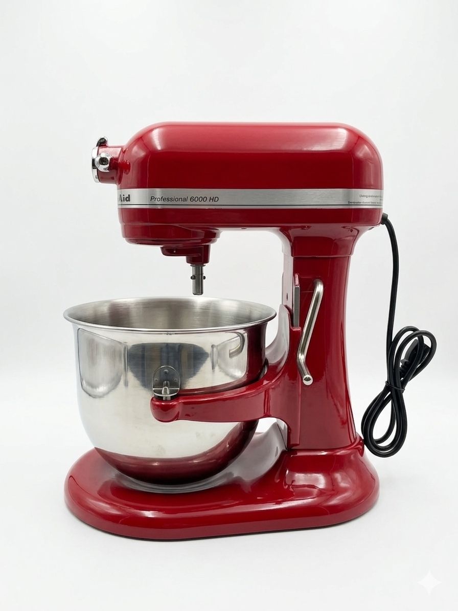 KitchenAid Professional 6000 HD 6-Quart Bowl-Lift Stand Mixer - Empire Red