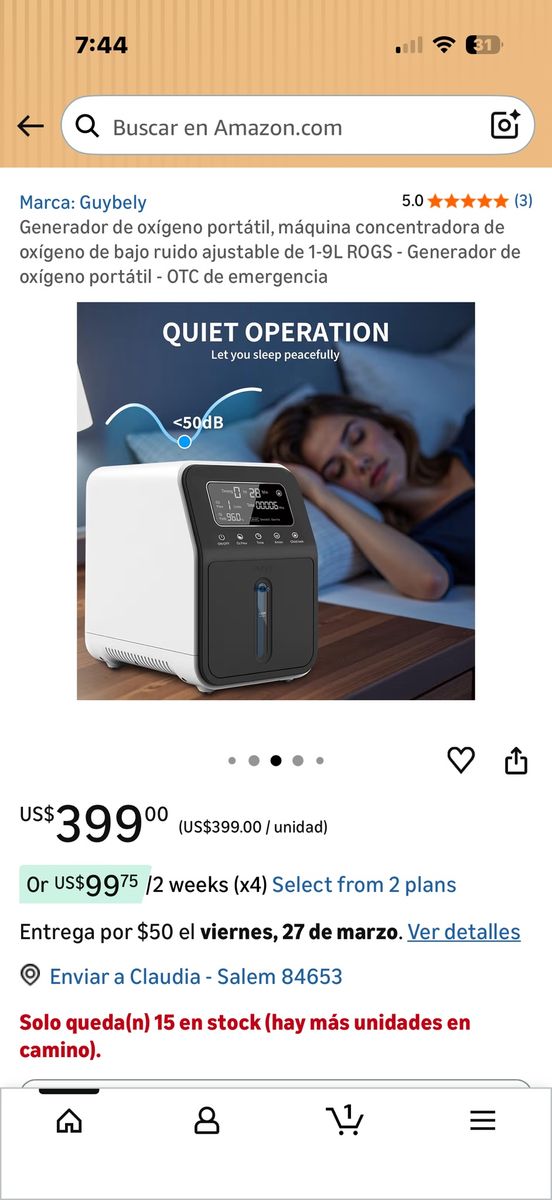 Osito oxygen Concentrator