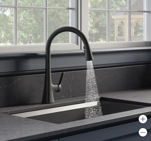 Kohler Guild Pull Down 3-Function Kitchen Faucet R33912 #102036