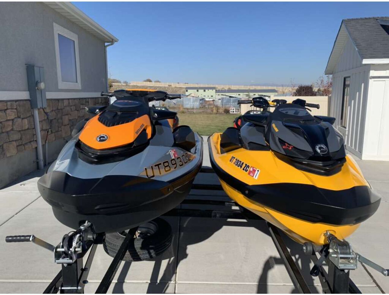 2 Sea-Doo wave runners