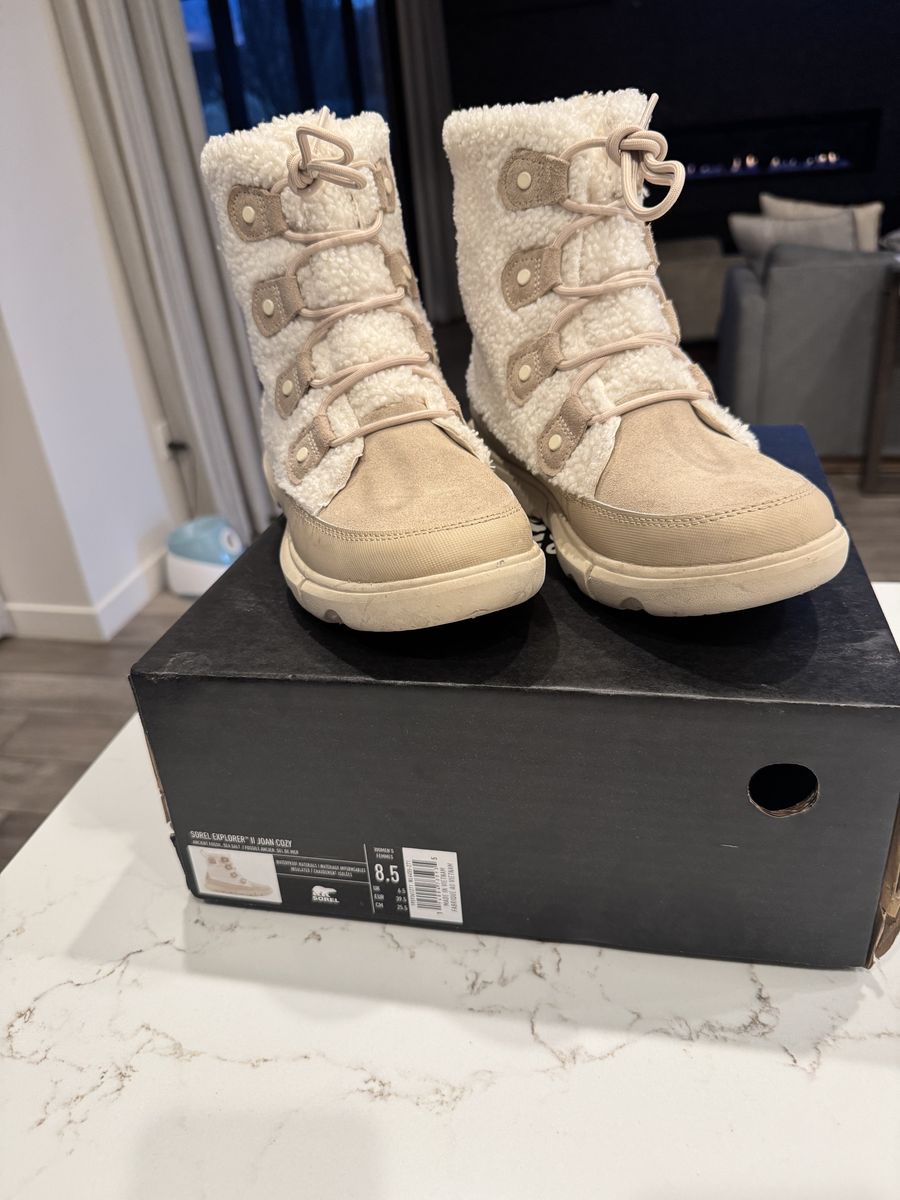 Sorel Cream Winter Boots