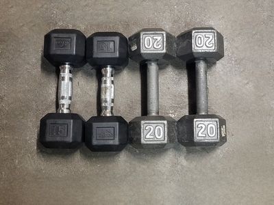 dumbbells 70 pounds