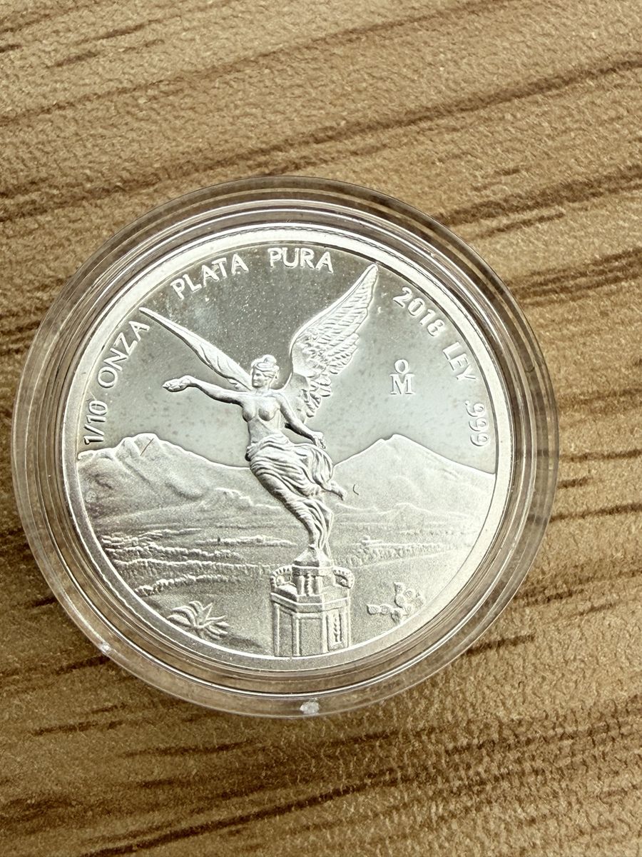 2018 Mexico 1/10 oz Proof Silver Libertad Coin .999 Fine Silver in Protective Capsule