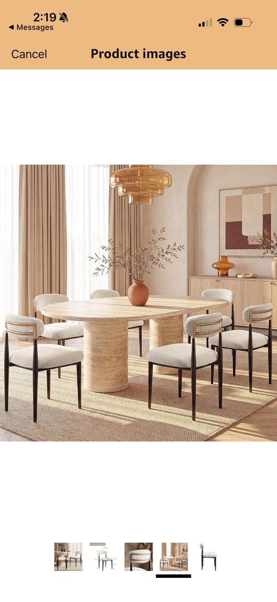 Boucle Dining Chairs