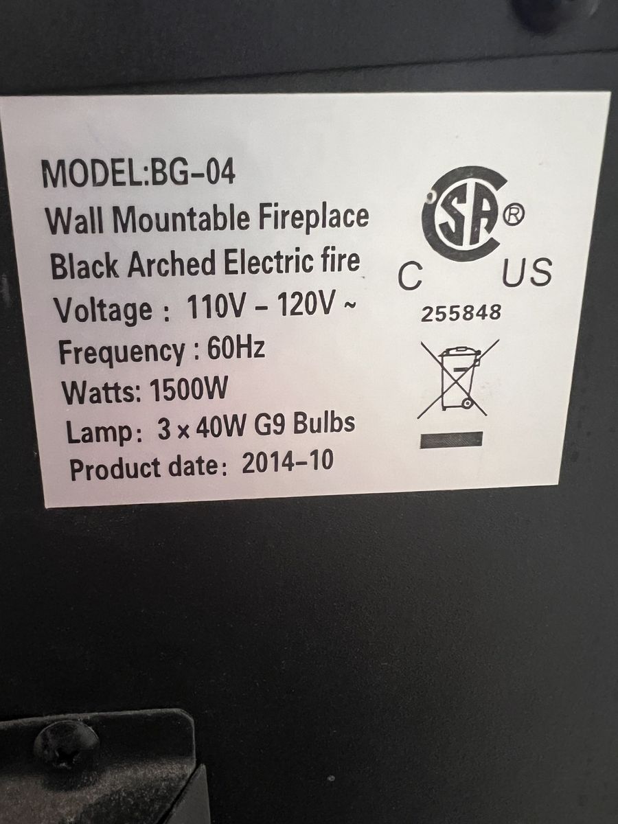 LED Electric Fireplace