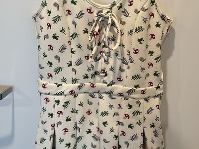 Snail and mushroom women’s dress