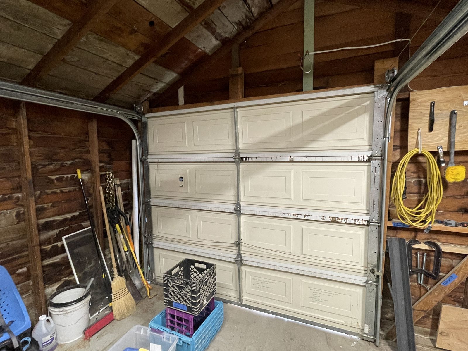 Garage Door Assembly 8' wide x7' tall