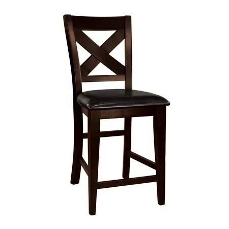BRAND NEW IN BOX 2 SOLID WOOD COUNTER HEIGHT STOOL