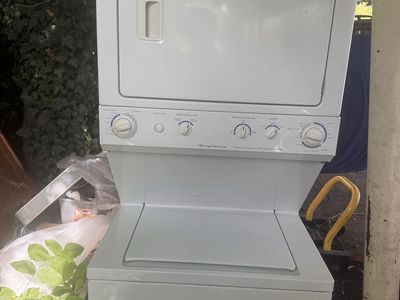 Frigidaire stacked laundry center