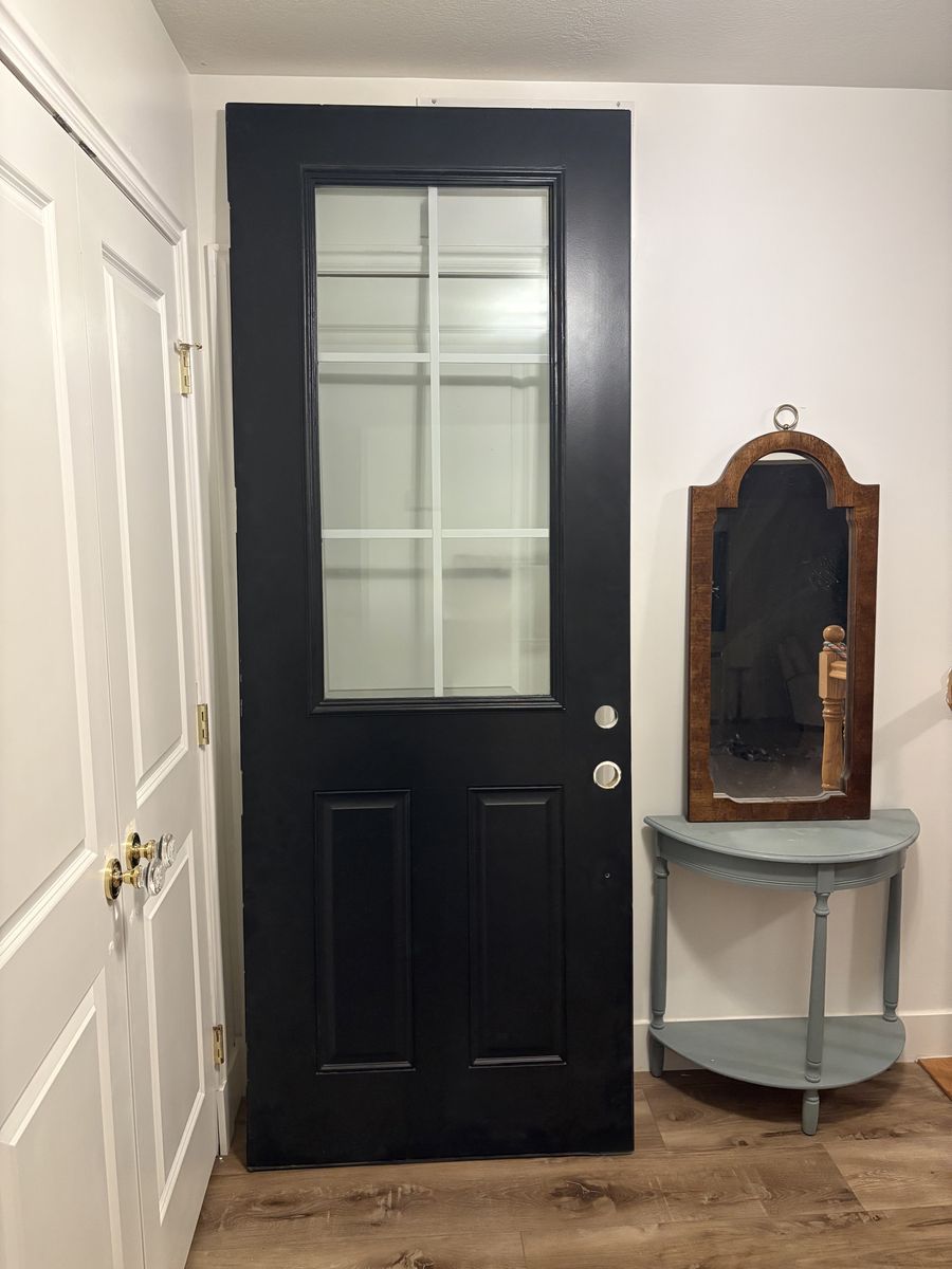 Beautiful massive exterior front door 6 Lite Door