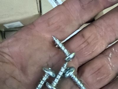 #12 x 3/4 pan head screws 6500 count