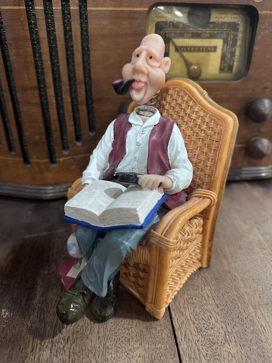 Vintage bobblehead coin bank