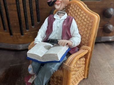 Vintage bobblehead coin bank