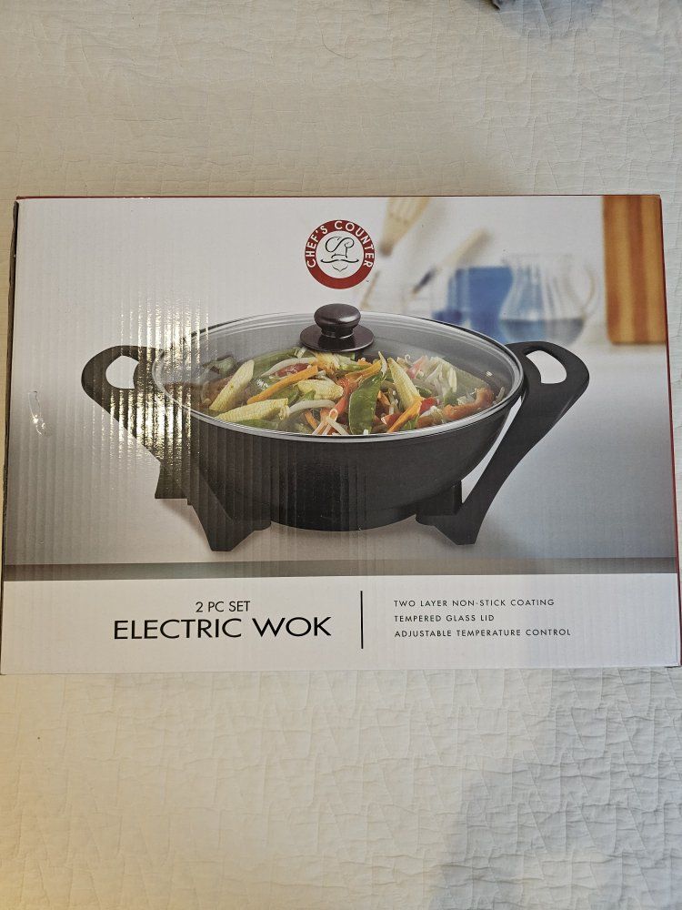 Electric Wok - 2pc set