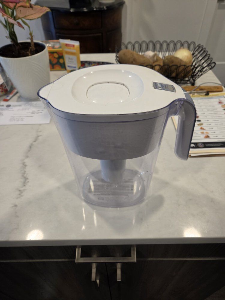 Brita Water Filter Pitcher with SmartLight Indicator, White