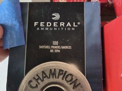Federal Champion 209A Shotshell Primers - 100 Count Box