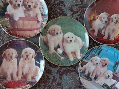 Vintage Franklin mint heirloom Collector Plates