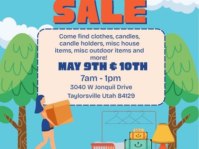 Yard Sale - Clothes, Home Goods, Outdoor Items & More! May 9th & 10th