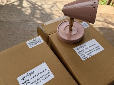 Brandy Wall Sconce in Blush