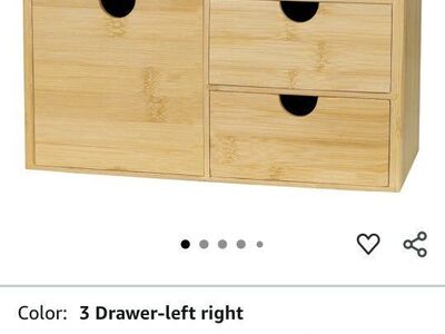 small bamboo desk organizer