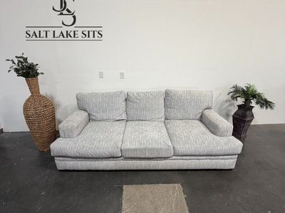 Gray Down Feather Sofa Couch