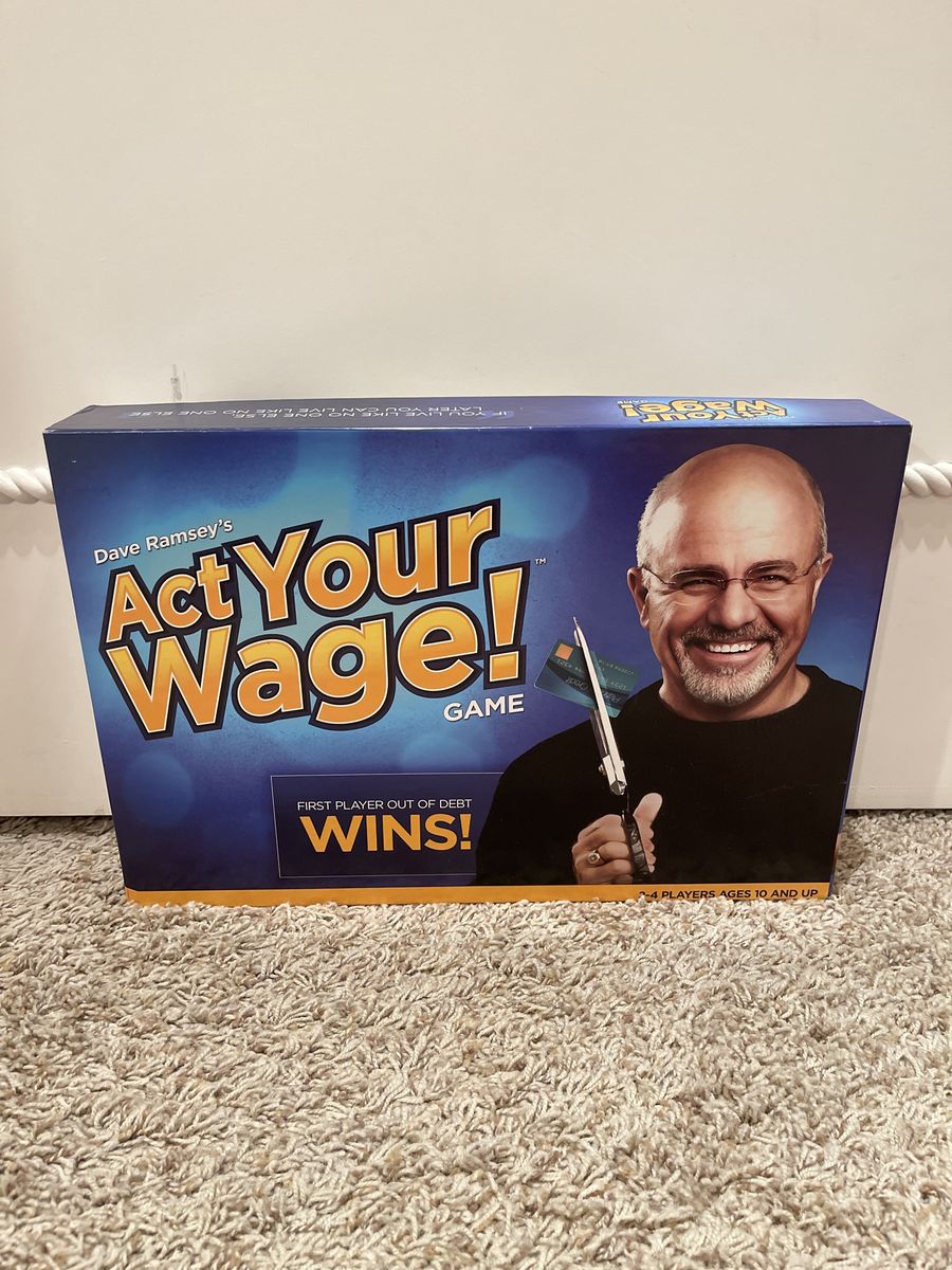 Act Your Wage Board Game by Dave Ramsey