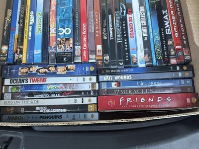Numerous dvd’s and cd’s $50 dollars for all.