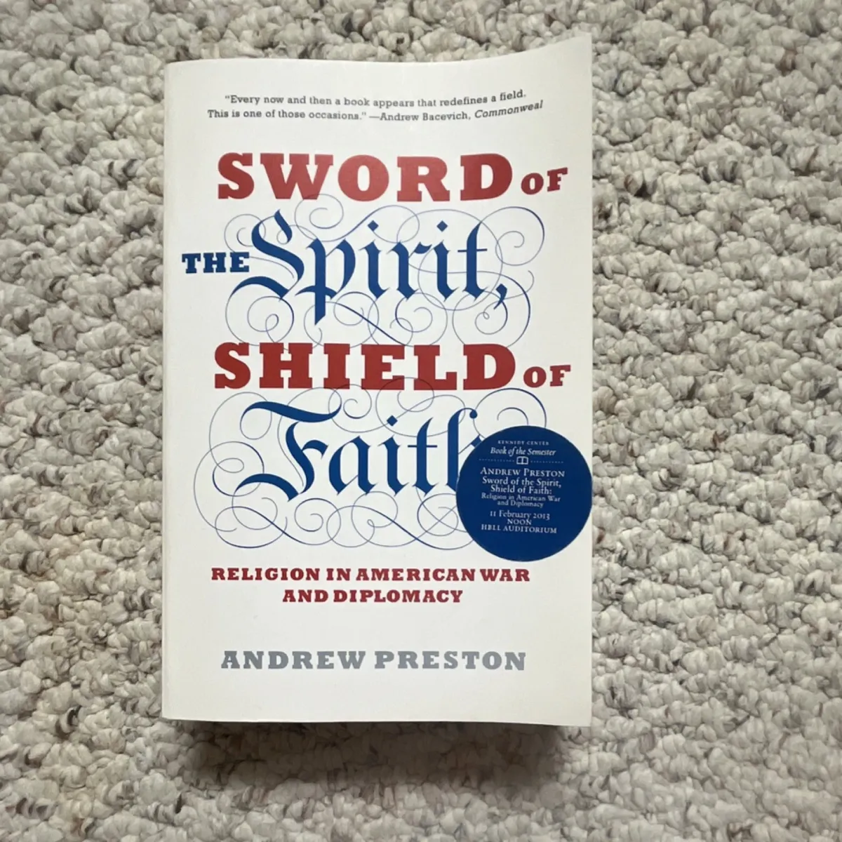 Sword of the Spirit, Shield of Faith Preston Paperback Anchor Books Religion