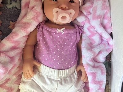 Full platinum silicone reborn girl baby