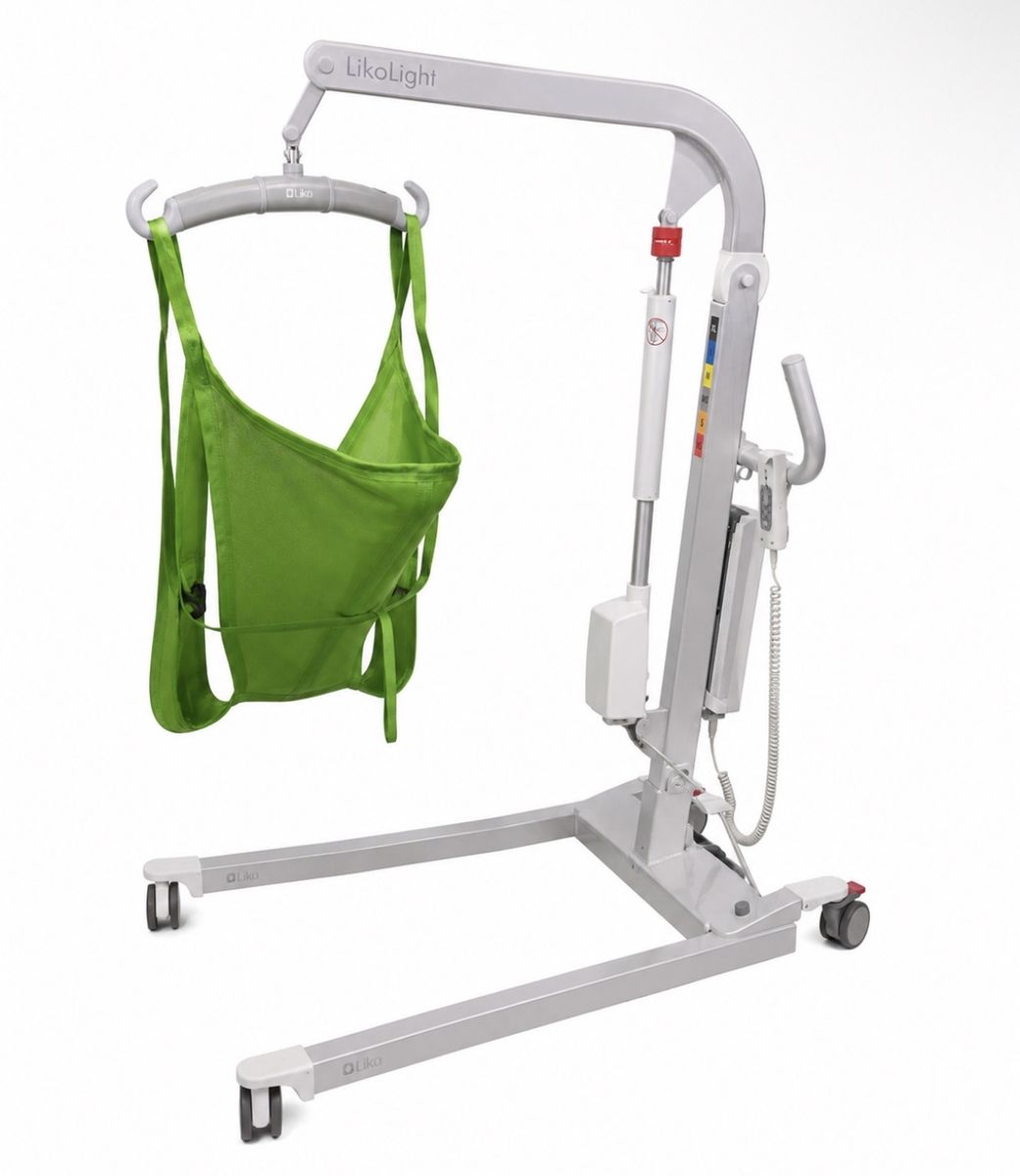 Liko LikoLight Electric Patient Lift w/ Green Sling