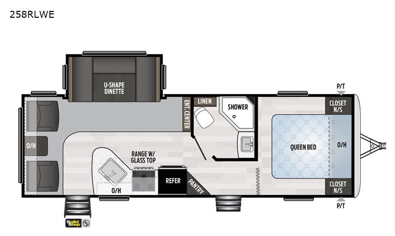 2020 Keystone RV Springdale 258RLWE Travel Trailer Front Bedroom|Rear Living Area|Two Entry/Exit Doors|U Shaped Dinette
