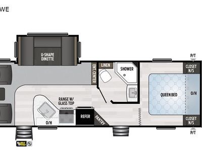 2020 Keystone RV Springdale 258RLWE Travel Trailer Front Bedroom|Rear Living Area|Two Entry/Exit Doors|U Shaped Dinette