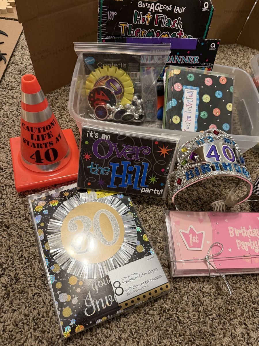 Birthday Party Invites & Decorations