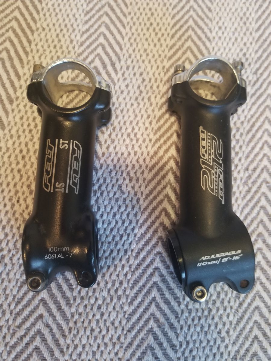 Felt Stems    110mm / 8°-16°  100mm-7 ° Cannondale 110mm
