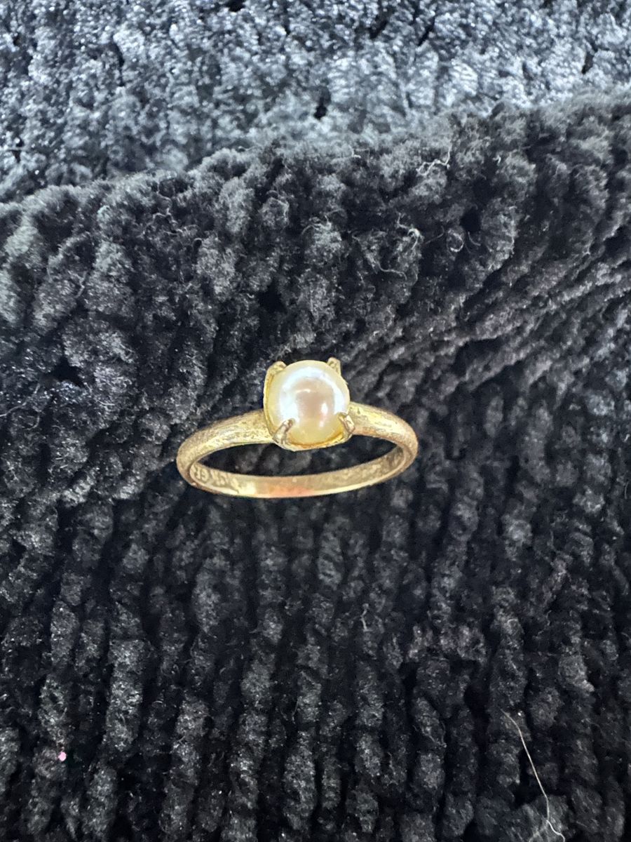 Antique 10k Pearl Ring