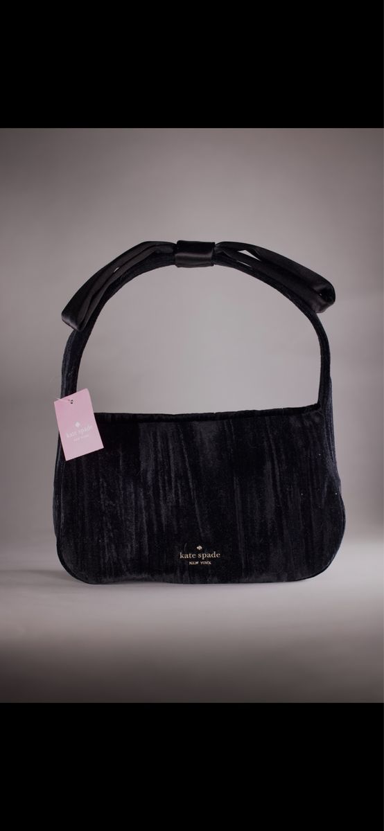 Brand new  Kate Spade Velvet Baguette