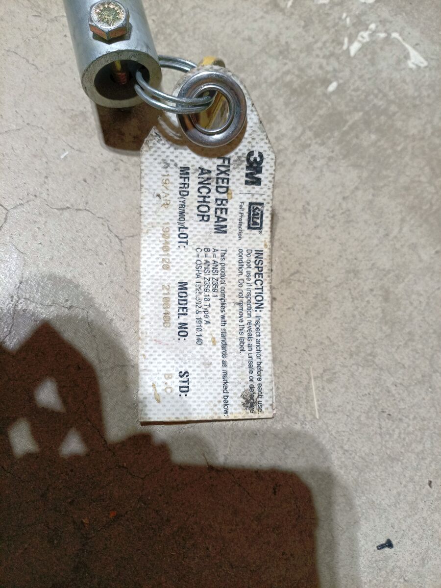 3M™ DBI-SALA® Fixed Beam Anchor 2108406