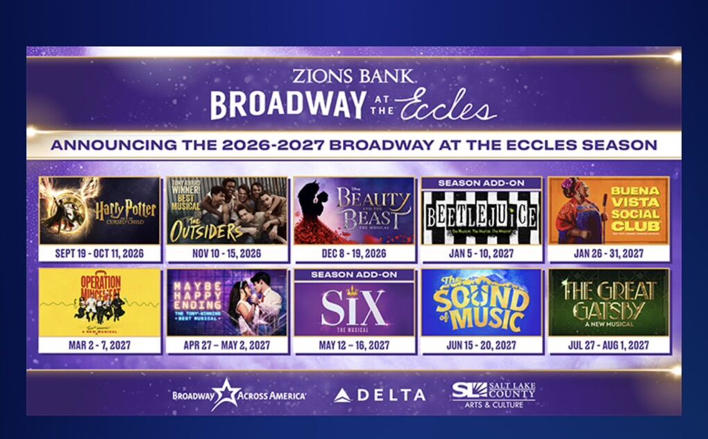 3 Season TIckets - Broadway at The Eccles