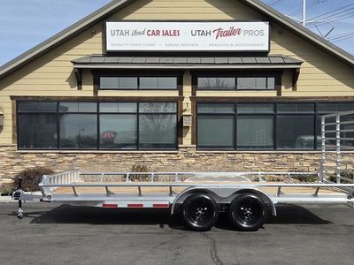 7x18 Aluminum Utility/ATV/UTV Trailer w/ Side Load Ramps Baughman 2026