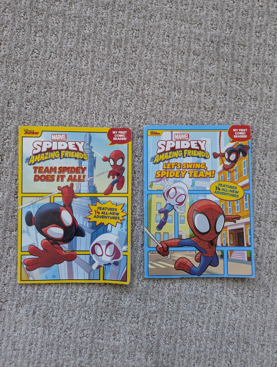 (2) Marvel Spidey & His Amazing Friends My First Comic Reader Books