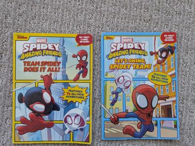 (2) Marvel Spidey & His Amazing Friends My First Comic Reader Books