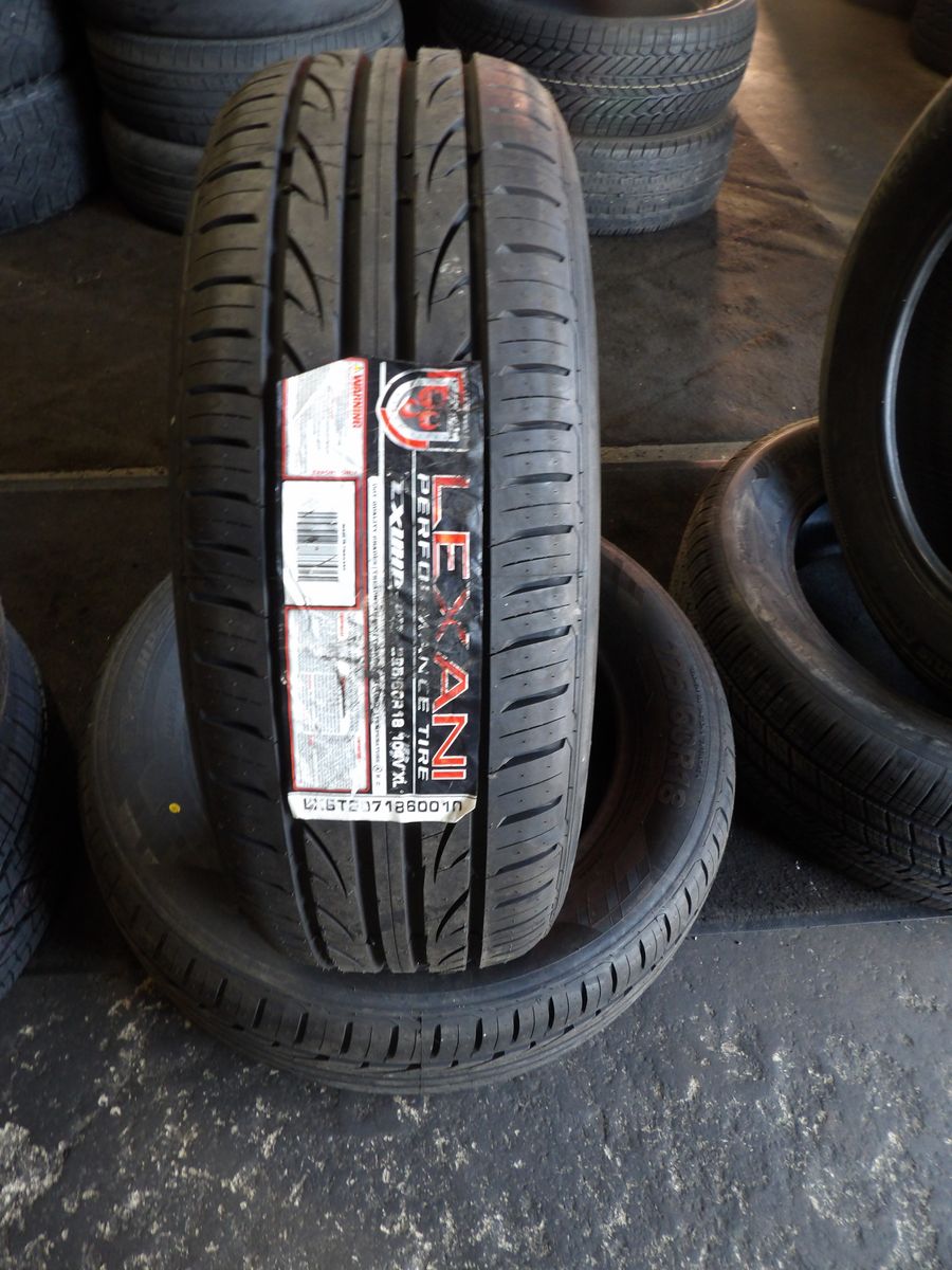 225/60R18 LEXANI PERFORMANCE TIRES PAIR OF TWO NEW TIRES